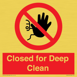 Closed for Deep Clean